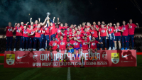 Fudbaleri Crvene zvezde pobedom protiv Čukaričkog proslavili 35. šampionsku titulu