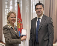 Prijem za ambasadorku Kraljevine Švedske u Srbiji