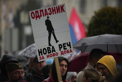 Studenti na protestu u Beogradu poručuju: Noć je najmračnija pred svitanje